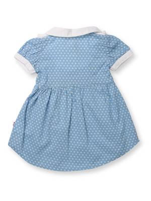 Multicolor printed cotton girls-dresses 2