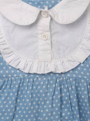 Multicolor printed cotton girls-dresses 3