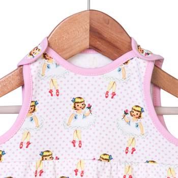 Multicolor printed cotton girls-dresses 3