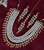 Pink necklace-sets