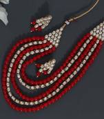 Red necklace-sets