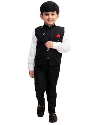 fourfolds boy's 3-piece suit 1