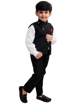 fourfolds boy's 3-piece suit 2