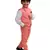 Pink plain cotton silk boys-suit