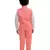 Pink plain cotton silk boys-suit