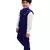 Blue plain cotton silk boys-suit