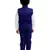 Blue plain cotton silk boys-suit