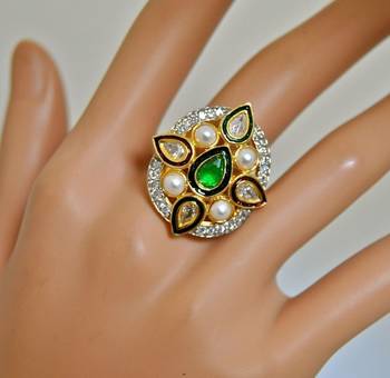 Green Envy Cocktail Ring 2