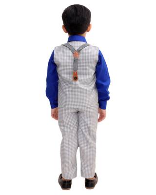 fourfolds boy's 3-piece suit 4