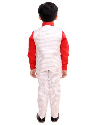 fourfolds boy's 3-piece suit 4