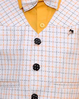 fourfolds boy's 3-piece suit 5