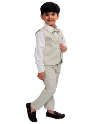 fourfolds boy's 3-piece suit 3