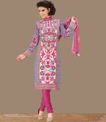 Multicolor floral print cotton salwar