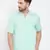 Blue plain pure cotton men-kurtas