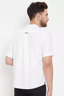 White plain pure cotton men-kurtas