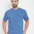 Blue plain pure cotton men-kurtas