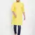 Yellow plain pure cotton men-kurtas