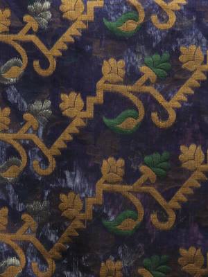 blue hand woven cotton jamdani sarees 4