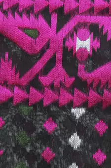 Black Hand Woven Cotton Jamdani Sarees Without Blouse