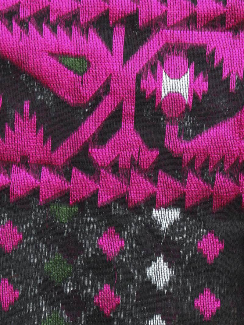 Black Hand Woven Cotton Jamdani Sarees Without Blouse