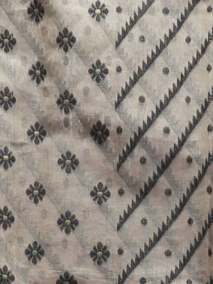 beige hand woven cotton jamdani sarees 4