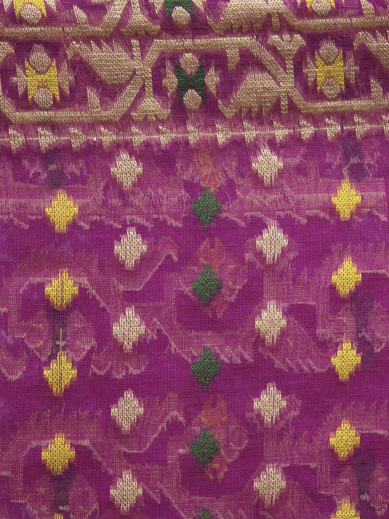 multicolor hand woven cotton jamdani sarees