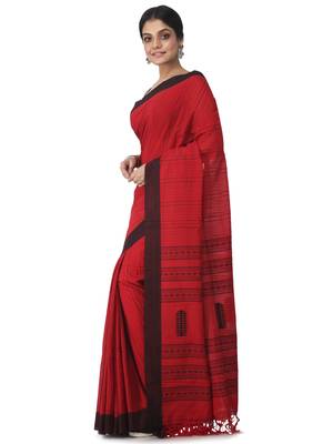 red hand woven pure cotton handloom sarees 2
