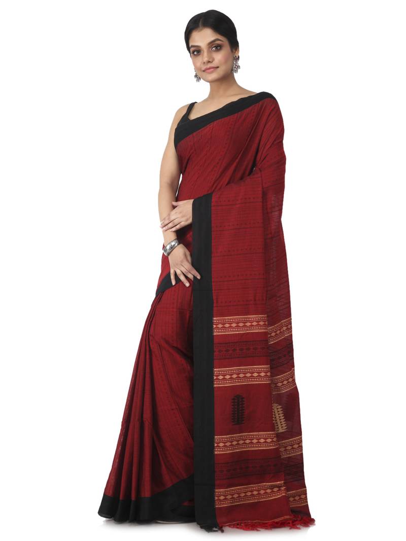 multicolor hand woven pure cotton handloom sarees
