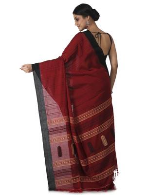 multicolor hand woven pure cotton handloom sarees 3