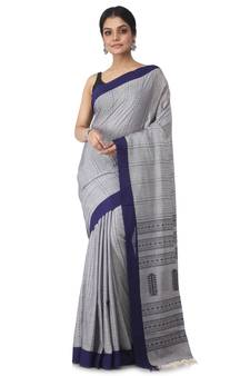 multicolor hand woven pure cotton handloom sarees