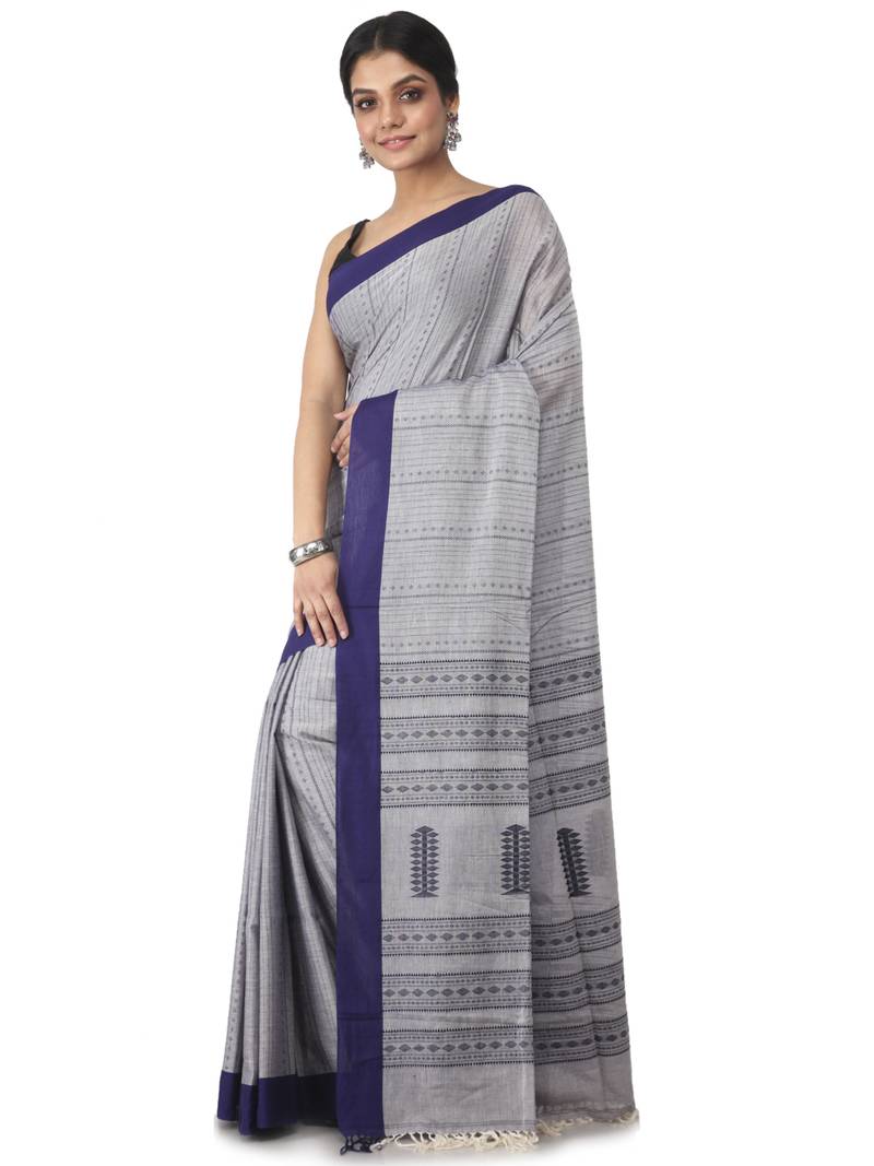 multicolor hand woven pure cotton handloom sarees