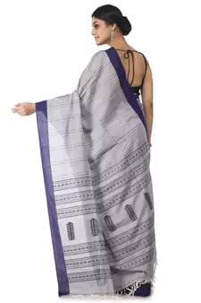 multicolor hand woven pure cotton handloom sarees