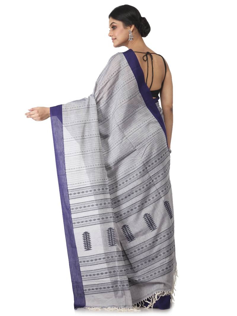 multicolor hand woven pure cotton handloom sarees