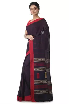 multicolor hand woven pure cotton handloom sarees