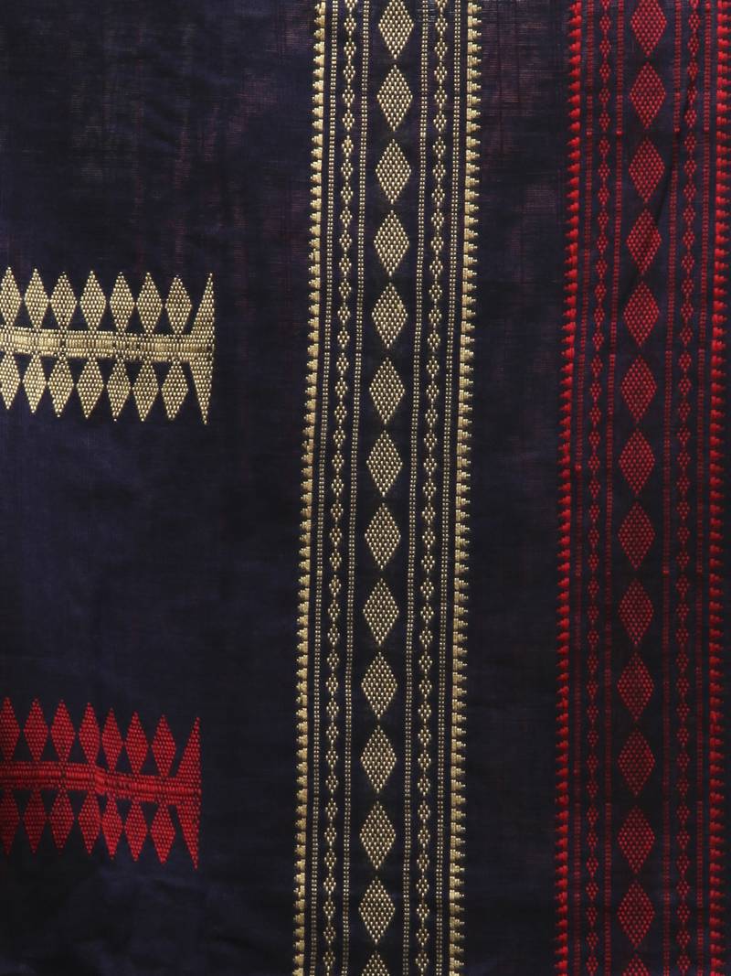 multicolor hand woven pure cotton handloom sarees