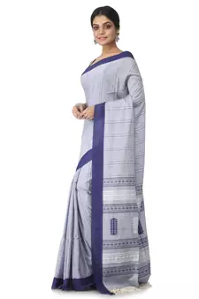 multicolor hand woven pure cotton handloom sarees
