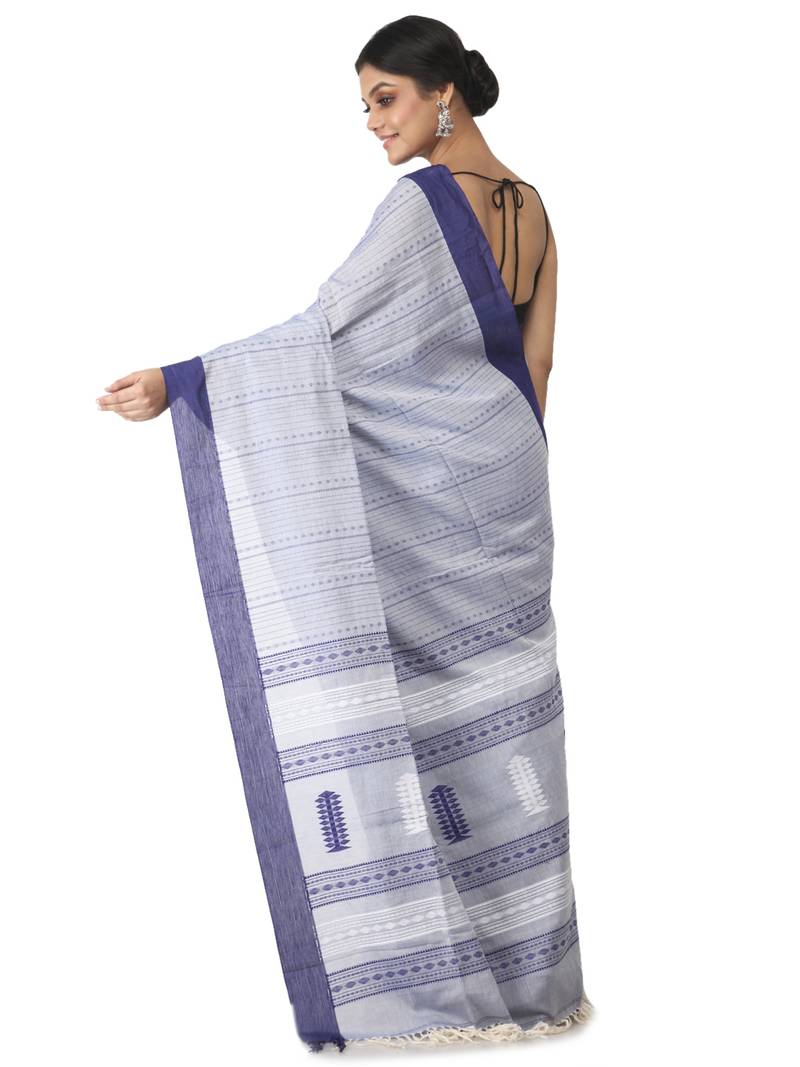 multicolor hand woven pure cotton handloom sarees