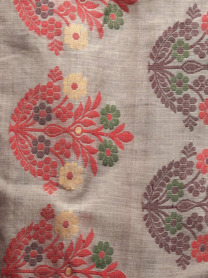 multicolor hand woven pure cotton handloom sarees