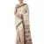 beige hand woven pure cotton handloom sarees
