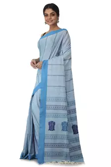 multicolor hand woven pure cotton handloom sarees