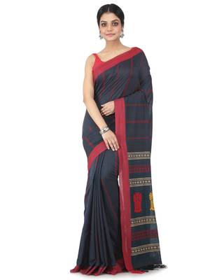 multicolor hand woven pure cotton handloom sarees 1