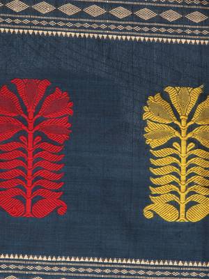 multicolor hand woven pure cotton handloom sarees 4