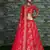 Red Zari And Sequins Embroidered Thai Silk Semi Stitched Wedding Lehenga