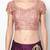 Purple embroidered silk semi stitched lehenga