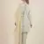 Rina Dhaka blue hand embroidery and straight pants with floral duppatta with ruffles