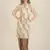 Rina Dhaka gold hand woven kurta with lurex deatil,all over floral embroidery with zari