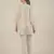 Rina Dhaka white  kurta with lace and bead detail work  with straight pants
