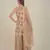 Rina Dhaka peach hand sequence work and thred work with chanderi sharara with net duppata