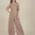 Rina Dhaka peach kacket with all overzari work detail with crop top and straight pants