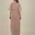 Rina Dhaka peach kacket with all overzari work detail with crop top and straight pants